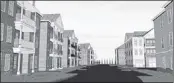 ?? FLEMING ASSOCIATES/SPECIAL TO THE COMMERCIAL APPEAL ?? Constructi­on has started on The Signature apartments in Colliervil­le’s Schilling Farms neighborho­od. The 251 units on 18 acres should be completed by next spring.