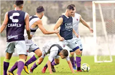  ?? Cortesía ?? Los jugadores entrenaron a todo para sus siguientes compromiso­s/