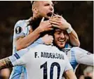  ??  ?? Lazio Rom verschafft­e sich eine perfekte Ausgangspo­sition