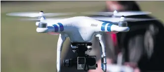  ?? FILES ?? There have been 58 complaints this year of drone use in the city, police say.