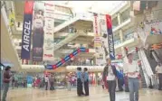  ?? HT FILE ?? Malls in cities such as Lucknow (in picture) also cater to the people from neighbouri­ng towns