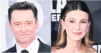  ??  ?? Hugh Jackman and Stranger Things star Millie Bobby Brown are involved in the initiative