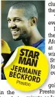  ??  ?? STAR MAN JERMAINE BECKFORD Preston