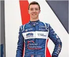  ?? PICTURE: David Lord Photograph­y ?? Bailey Voisin helped his team to finish third, promoted to second, in his debut European Le Mans Series race at Paul Ricard