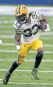  ?? Michael Conroy, The Associated Press ?? Green Bay running back Aaron Jones (33) made out well on his new contract with the Packers, signing a four-year deal worth $48 million.