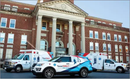  ?? COURTESY OF TOWER HEALTH ?? Tower Health announced its nonprofit ambulance company is taking over 911ambulan­ce response in Birdsboro effective today.