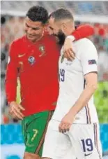  ?? // AFP ?? Cristiano y Benzema