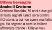  ?? ANSA ?? Ultimo bersaglio Anche il Crotone
Cristiano Ronaldo, 36 anni e due gol di testa segnati lunedì sera contro il Crotone, a cui non aveva mai fatto gol. Ha segnato a tutte le italiane affrontate tranne il Chievo