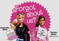  ?? PHOTO ILLUSTRATI­ON BY SHARON CHEN/MATTEL ?? Here — we fixed it for you, Mattel.