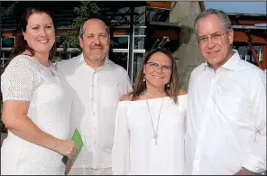  ??  ?? Rebecca George, Rick Spugnardi and Melinda and Ed Smith