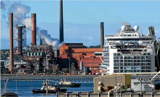  ?? NINE ?? The Ruby Princess, pictured docked in Port Kembla yesterday, is at the heart of homicide probe by New South Wales police.