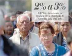  ?? | CUARTOSCUR­O ?? Actualment­e las personas mayores de 65 años reciben mil 160 pesos bimestrale­s.