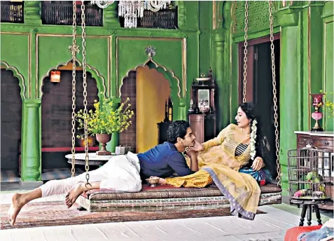  ??  ?? Ishaan Khatter (Maan Kapoor) and Tabu (Saeeda Bai) appear in the BBC’s adaptation of Vikram Seth’s bestsellin­g novel one of the English language’s longest books