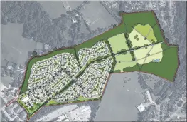  ??  ?? The proposed developmen­t in Pincents Lane, Tilehurst