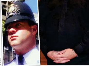  ??  ?? Met officer: Andrew Birks in 2008
Man of the cloth: Mr Birks is now a curate