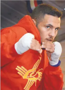  ?? JOURNAL FILE ?? Fidel Maldonado Jr. will face fellow left-hander Ismael Barroso of Venezuela for the WBA Fedelatin super lightweigh­t title on Friday in Indio, Calif.