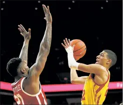  ?? AP ?? DOING IT ALL: Point guard Tyrese Haliburton averaged 15.2 points, 6.5 assists and 5.9 rebounds as a sophomore at Iowa State.