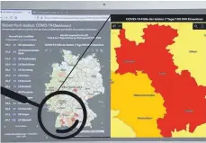  ?? FOTO: IMAGO/MONTAGE: BWO ?? Die bundesweit­e 7-Tage-Inzidenz liegt bei 18,6. Der Kreis Tuttlingen dümpelt allerdings immer noch bei über 50 herum.