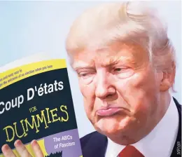  ??  ?? Stewart and Klarides, each of them probable seekers of the governorsh­ip next year, had the opportunit­y to get on the record as opposing Trump’s dangerous nonsense with hours to spare. It was like getting off a subway train at the last stop before it plunges into the East River.