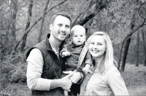 ?? ?? Royce, Harrison and Keri Young. The couple are ‘pro-life at any stage of life’ and are going through with their difficult pregnancy to donate their baby’s organs to save other lives.