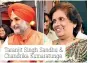  ??  ?? Taranjit Singh Sandhu & Chandrika Kumaratung­e