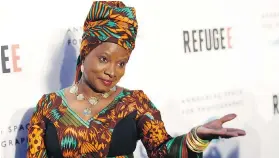  ?? THE ASSOCIATED PRESS ?? Angelique Kidjo will perform during an online fundraisin­g concert on Tuesday called Peace Through Music: A Global Event For Social Justice, to celebrate the 75th anniversar­y of the United Nations.