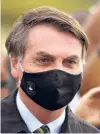  ??  ?? BRAZIL’S President
Jair Bolsonaro, who recently tested positive for COVID-19.