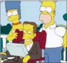  ??  ?? Image : A.V. Club
Stephen Hawking avec les Simpsons.