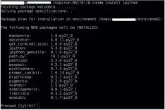  ??  ?? Figure 2: IPython using conda