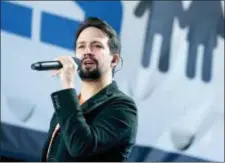  ?? ANDREW HARNIK — THE ASSOCIATED PRESS FILE ?? In this file photo dated Saturday Lin-Manuel Miranda performs in support of gun control in Washington.