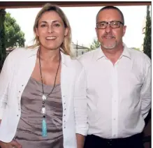  ?? (Photo Nicolas Martinez) ?? Sophie Hermitte et Serge Lhotellier, directrice et président de l’Aaviv.