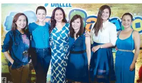  ??  ?? Sige celebrity moms (from left) Barbie Almalbis-Honasan, Carmina Villarroel-Legaspi, Christine Bersola-Babao, Gladys Reyes, Dimples Romana and Nikki Valdez