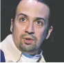  ??  ?? Lin-manuel Miranda