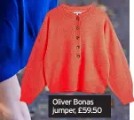  ?? ?? Oliver Bonas jumper, £59.50