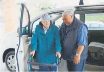  ?? Photo / Supplied ?? Te Awamutu residents Anne and Geoffrey Otto have been using Total Mobility since the scheme rolled out in Waipa¯ last year.