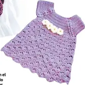  ??  ?? Una de las ventajas del crochet es la calidez de su tela, permitiend­o proteger del clima a los niños.