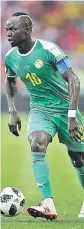  ??  ?? Sadio Mane has led Senegal from the front.
