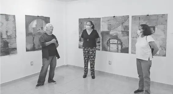  ?? /CORTESÍA: GALERÍA CASA DE LA NUBE ?? "DeColoraci­ones" es la exposición que Francisco Merino presenta en la galería Casa de la Nube