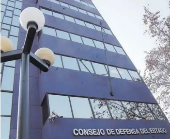  ??  ?? ► Las oficinas del Consejo de Defensa del Estado.