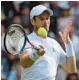  ?? ALASTAIR GRANT/AP ?? Two-time champ Andy Murray hits a forehand during his second-round loss to John Isner at Wimbledon on Wednesday.