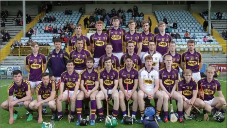  ??  ?? The Wexford squad before Wednesday’s Leinster championsh­ip final defeat to Kilkenny.