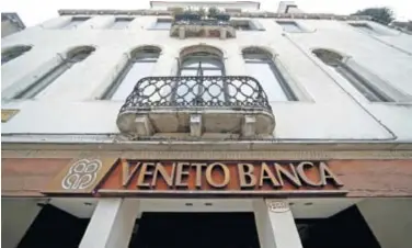  ?? REUTERS ?? Uz Veneto Bancu, od propasti je spašena i Banco Popolare di Vicenza