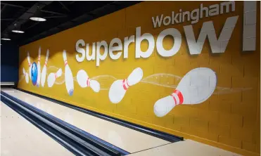  ?? Pictures: Gemma Davidson ?? The new Wokingham Superbowl has opened in Carnival Leisure Complex.