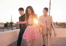  ?? COURTESY OF NATE HOFFMAN ?? Echosmith is finishing work on its sophomore release.