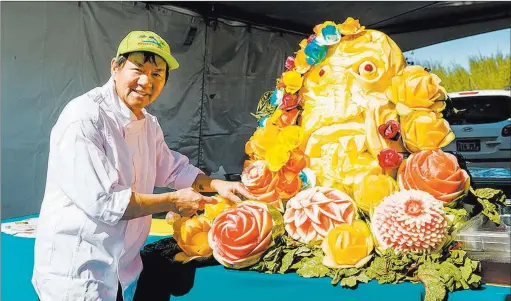  ?? Summerlin ?? Chef Chan Boupha returns with live and colorful pumpkin and vegetable carving demonstrat­ions at the annual Summerlin Festival of Arts.