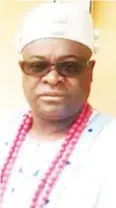  ??  ?? Obadu of Ilemeso Ekiti, Oba David Oyewumi