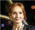  ?? FOTO: DPA ?? Früher Sozialhilf­eempfänger­in, heute reich: J. K. Rowling.