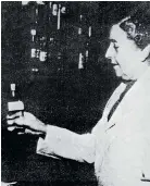  ??  ?? TOXICOLOGI­ST: The author in the dispensary and her service card