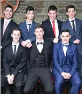  ??  ?? Group of dapper gentlemen from the 2015 Coláiste Treasa, Kanturk, Debs.
Photos: Sheila Fitzgerald.