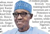  ??  ?? APPEAL President Muhammadu Buhari